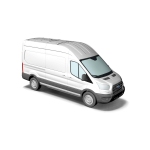 Busch 54502 - H0 - Ford Transit Kasten - weiß